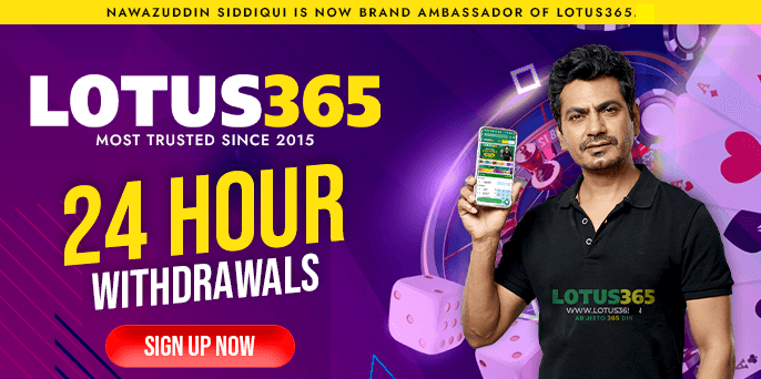 Lotus365 ID agent and master account information banner